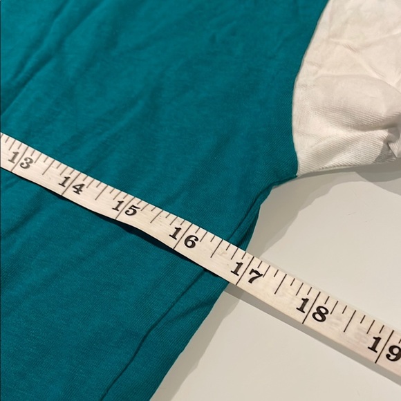 Vans Teal, Pink, and White Colorblock T-Shirt - Picture 4 of 6